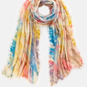 Multicolour Fringed Scarf